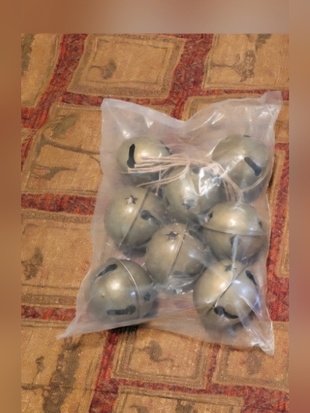 Rustic BRASS Jingle Bells String Set